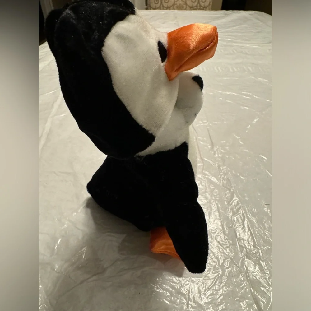 NWT Christmas Costume Bears Black, White And Orange Snuggie Toy